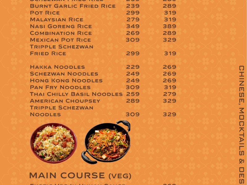 Menu — Jai Malhar JM'S CAFE, Kalyan West