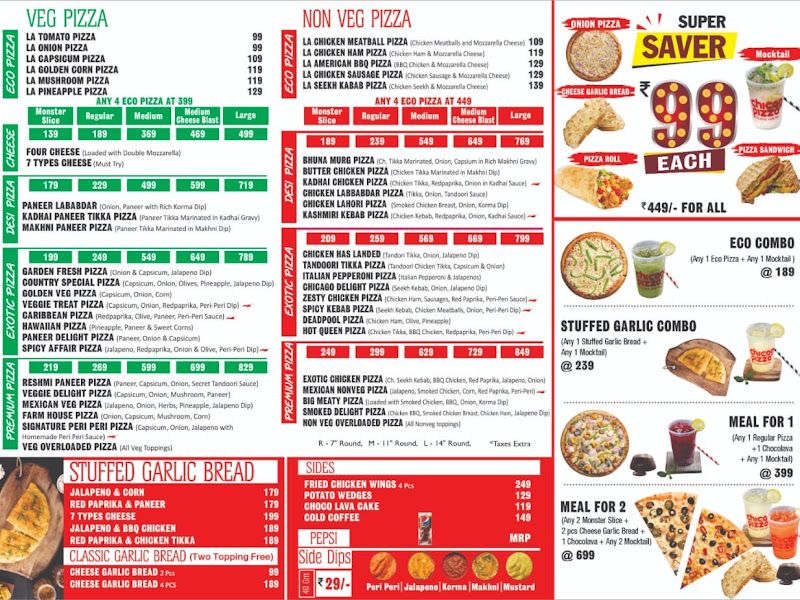 Menu — Chicago Pizza Wakad | Best Pizza in Wakad, Pimpri-Chinchwad, Pune
