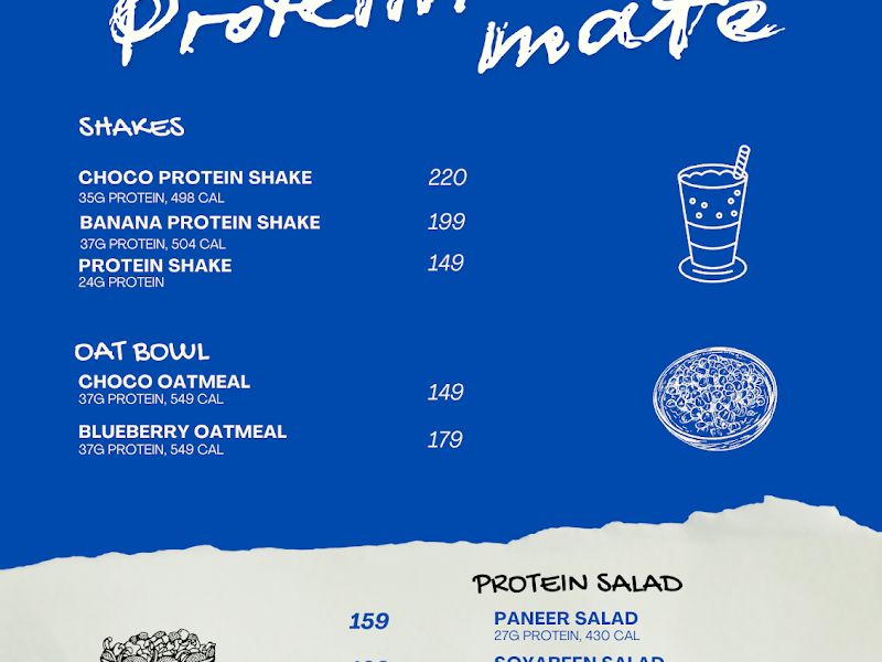 Menu — Protein Mate, Mumbai