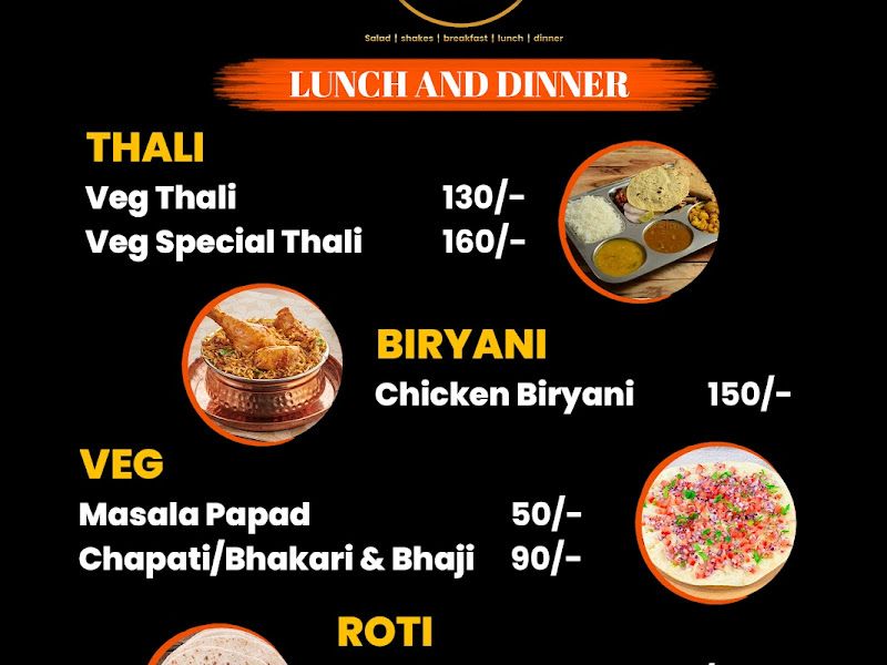 Menu — Urmi's Kitchen, Badlapur East