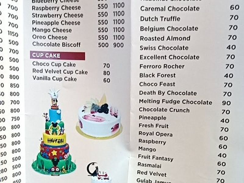 Menu — Tasty Bites, Mumbai