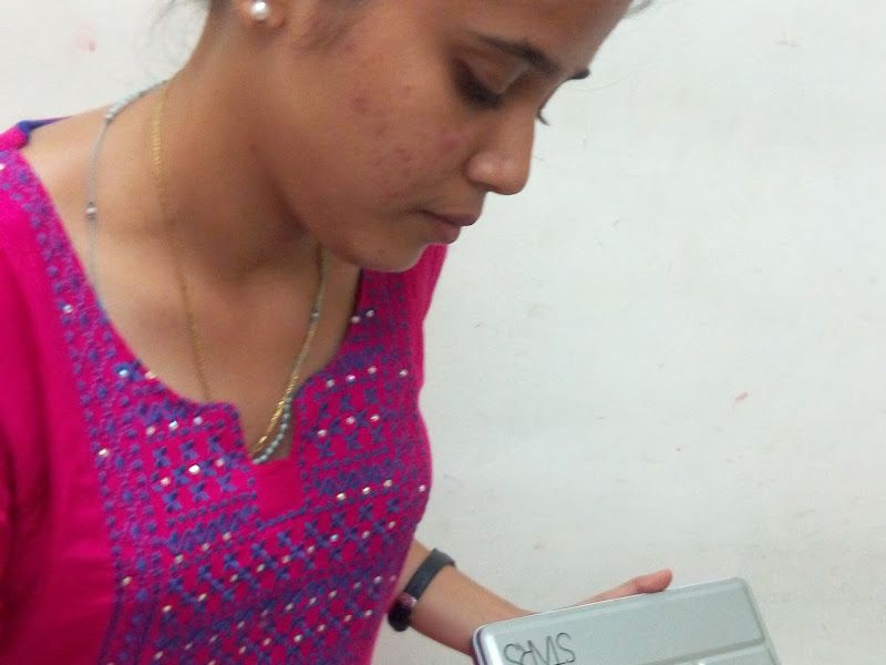At work — Annie Khan's Beauty Studio, Kalyan West