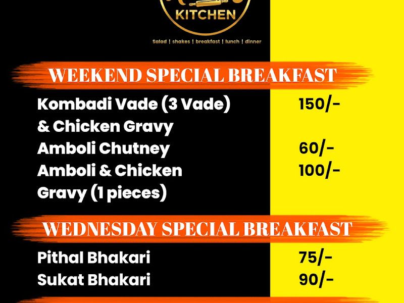 Menu — Urmi's Kitchen, Badlapur East