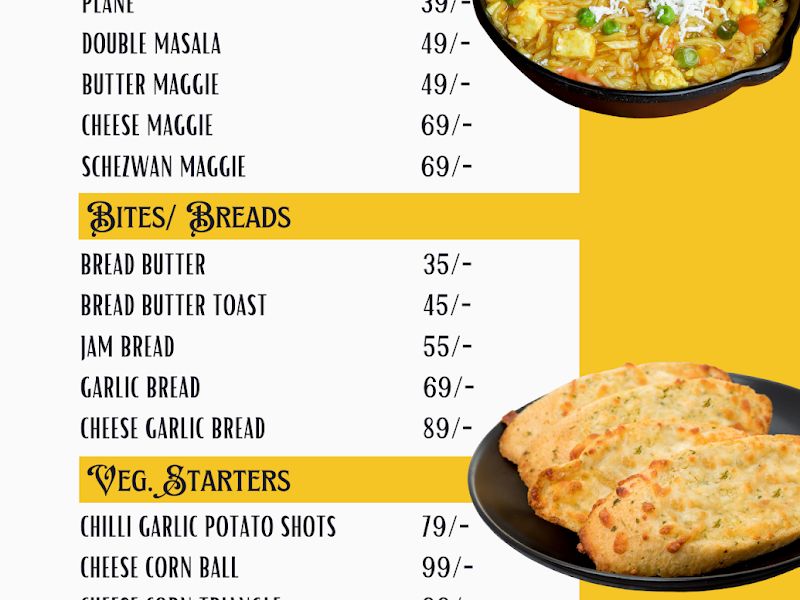 Menu — The Fika Cafe, Thane