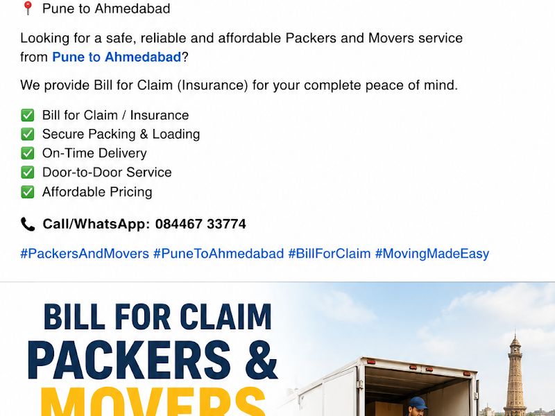 Gallery — Packers and Movers Bill for Claim, Pune