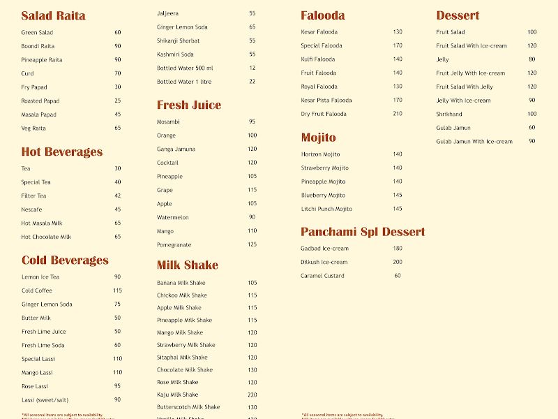 Food & drink — Panchami Pure Veg Restaurant, Navi Mumbai