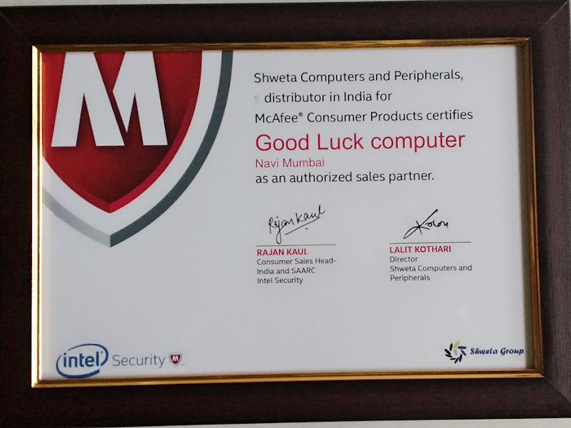 At work — Good Luck Computer, Navi Mumbai