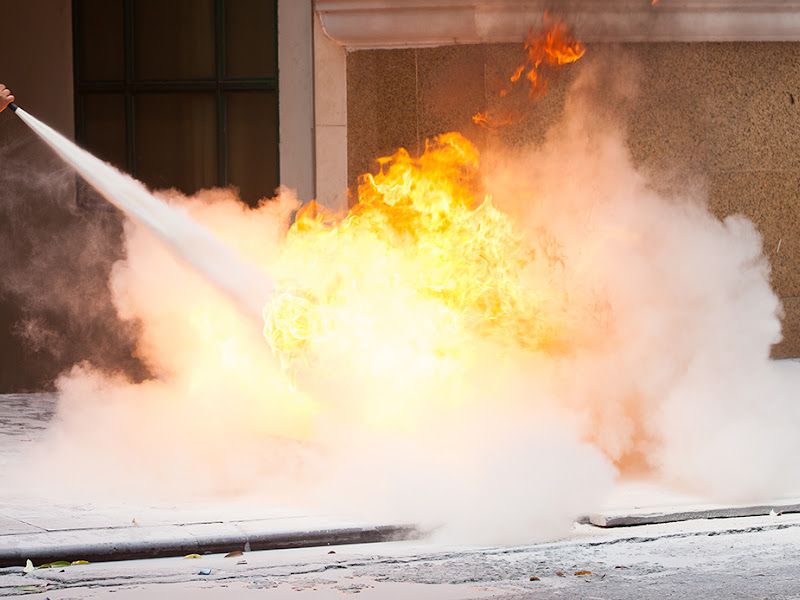 At work — Cefex Fire Services, Mumbai