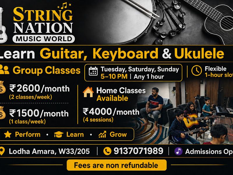Gallery — String Nation Music World, Thane West