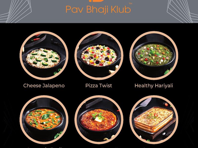 Menu — Pav Bhaji Klub, Mumbai