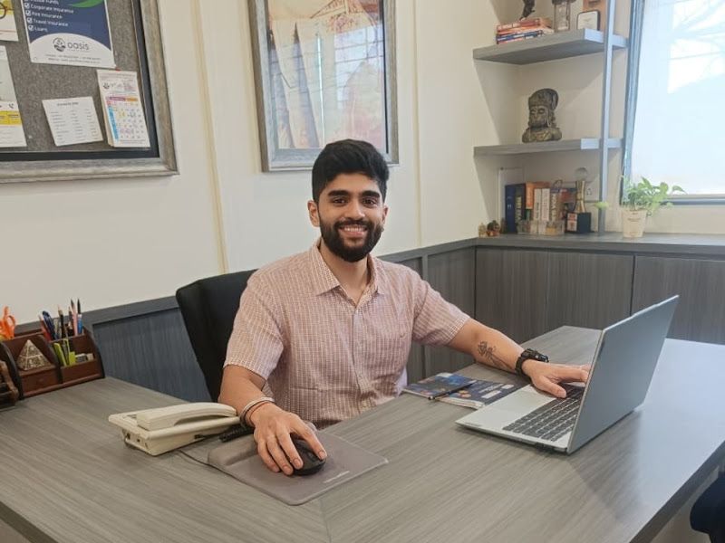 At work — Oasis Financial Services, Pune