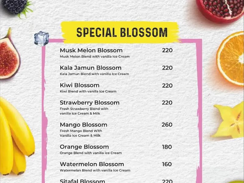 Menu — Juice Bar, Thane