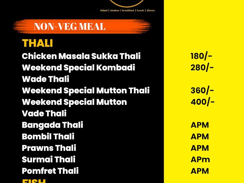 Menu — Urmi's Kitchen, Badlapur East