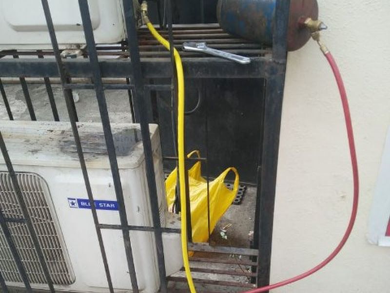 At work — I.M. Air-Conditioning and Refrigeration Services, Kalyan