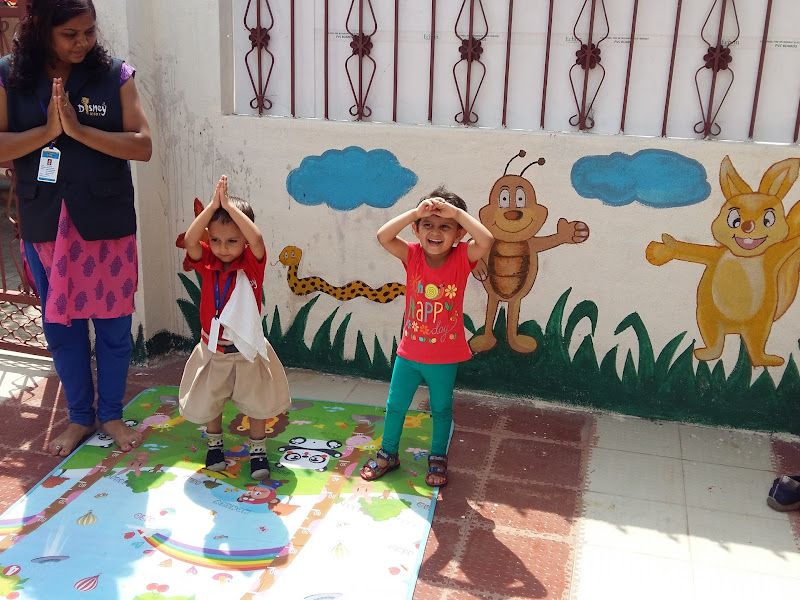 At work — Disney Kids Pre-School & Day Care, Moshi, Pimpri-Chinchwad