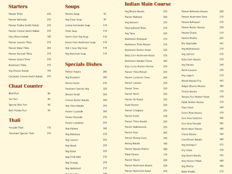 Food & drink — Panchami Pure Veg Restaurant, Navi Mumbai