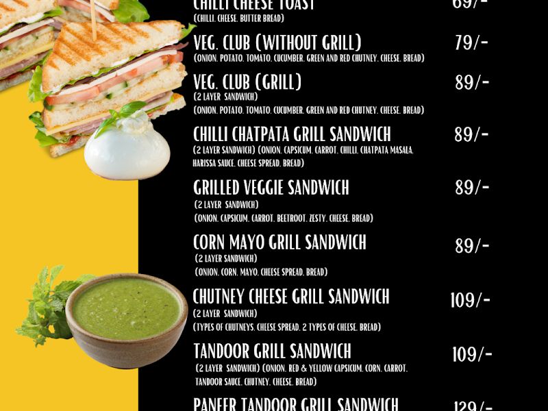 Menu — The Fika Cafe, Thane