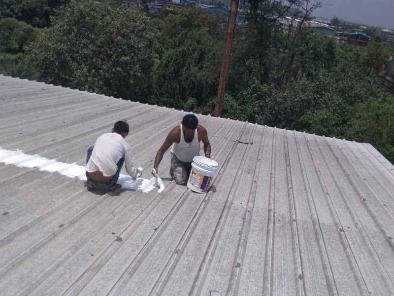 At work — Zinco Roofing Solution, Dombivli