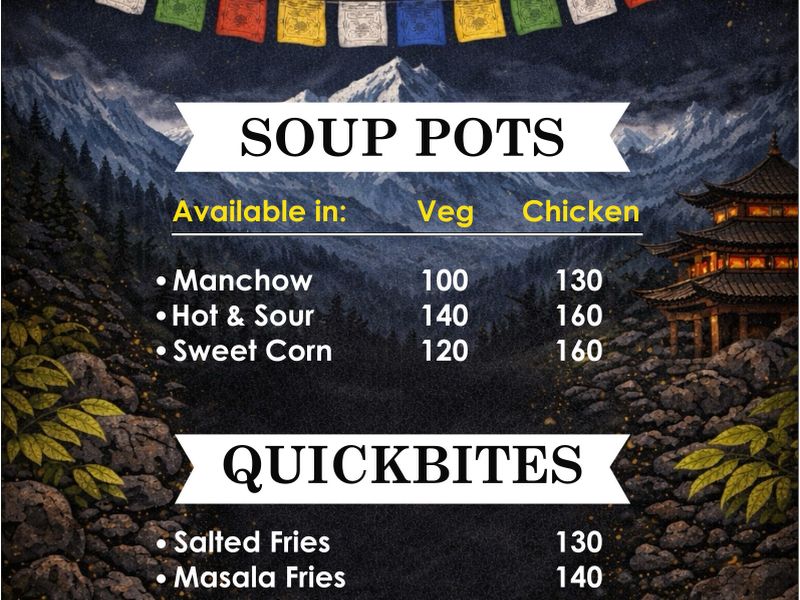 Menu — Pahadi Cafe, Pune
