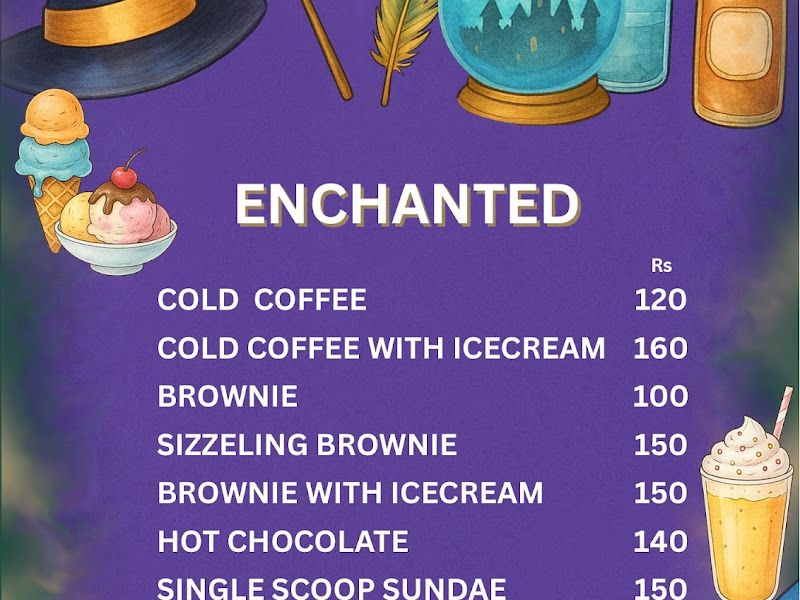Menu — Magic Scoop, Thane