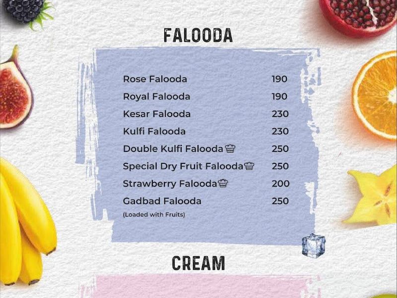 Menu — Juice Bar, Thane