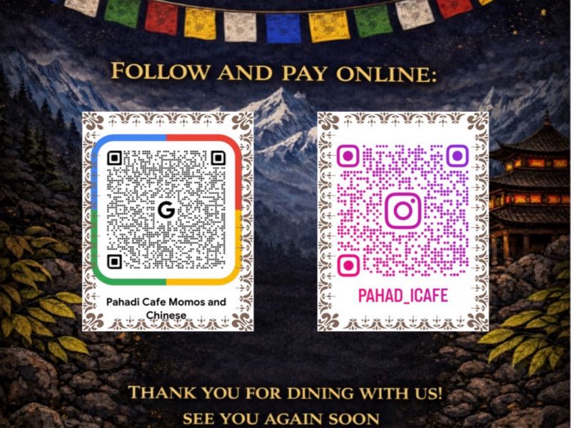 Menu — Pahadi Cafe, Pune