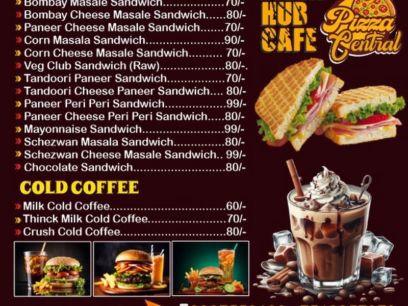 Menu — The Pizza Central, Pune