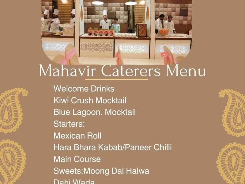 Menu — Mahavir Caterers, Thane, Mumbai