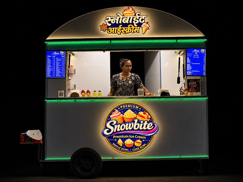 Exterior — Snowbite Ice-cream, Thane