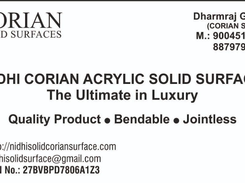 Gallery — Nidhi Corian Acrylic Solid Surface, Mumbai