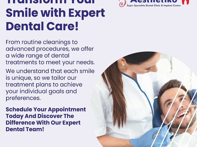 At work — Aesthetiko Super Speciality Dental Clinic and Implant Centre, Navi Mumbai