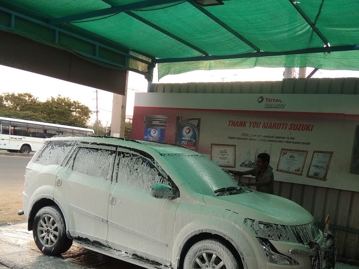 At work — Sixth Gear Multi Brand Car Service, Ushkebhavi, Ramachandrapuram
