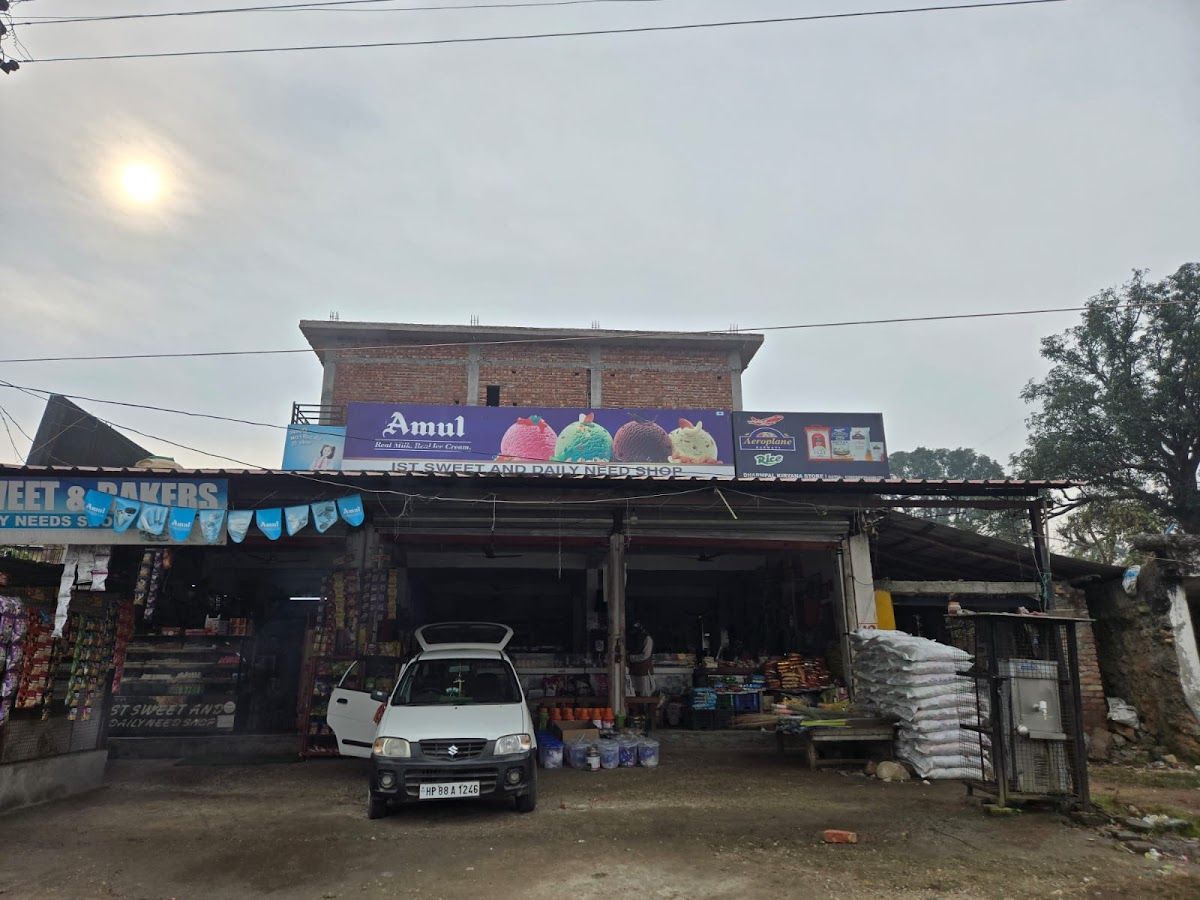 Exterior — Dharampal karyana store, Kangra