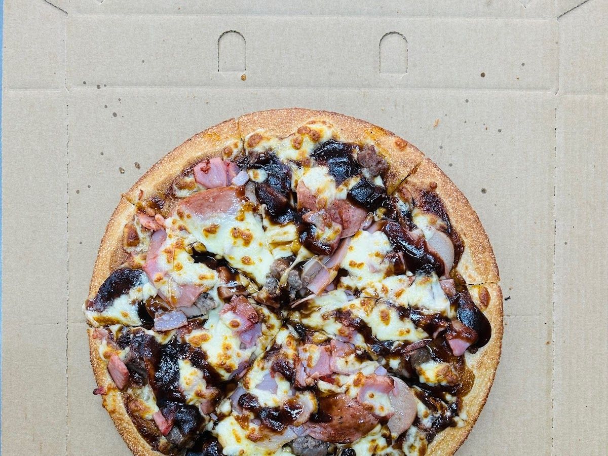 Food & drink — PIZZA MAGIC Hawera (New Butter Chicken Pizza), Hawera
