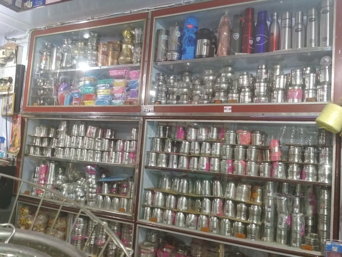 Interior — Yashlok Bartan Bhandaar, Muhammadabad Gohna