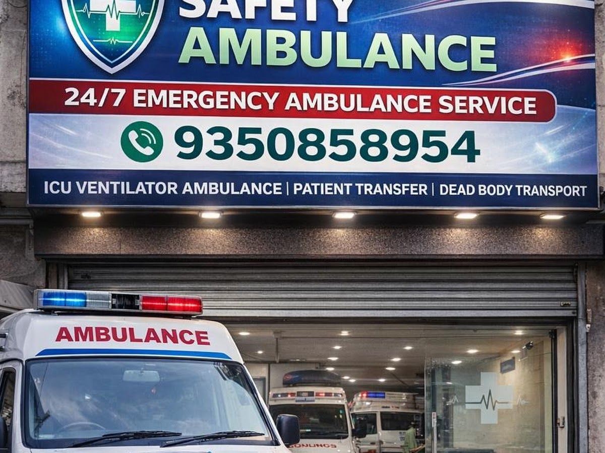 Exterior — Safety Ambulance Service, Hauz Rani, Delhi