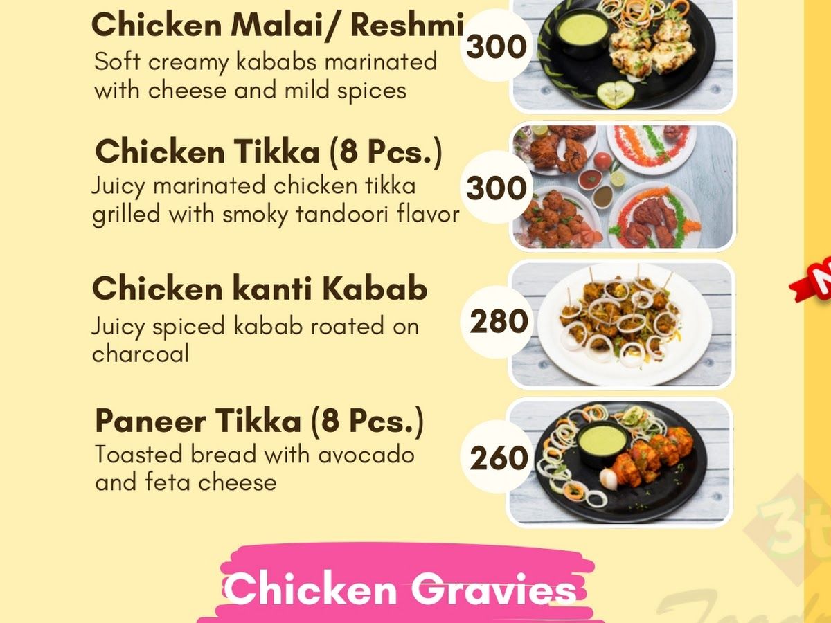 Menu — 3T Foodrink - Best Biryani & Roll in Ashok Rajpath, Muhammadpur, Patna