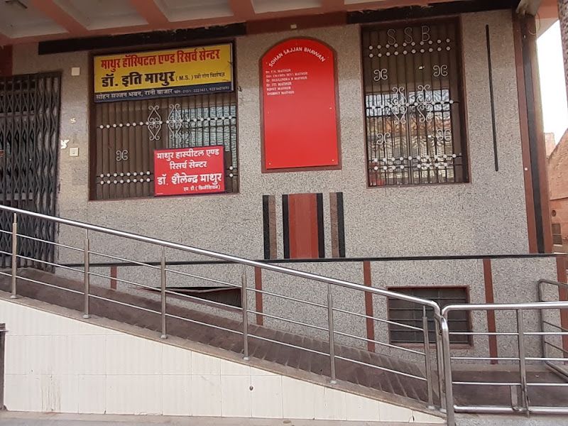 Exterior — Mathur Hospital & Research Center, Rani Bazar, Bikaner