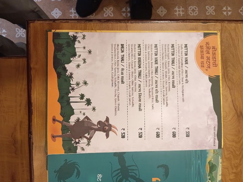 Menu — POTBHAR MALVANI, Ghantali, Thane
