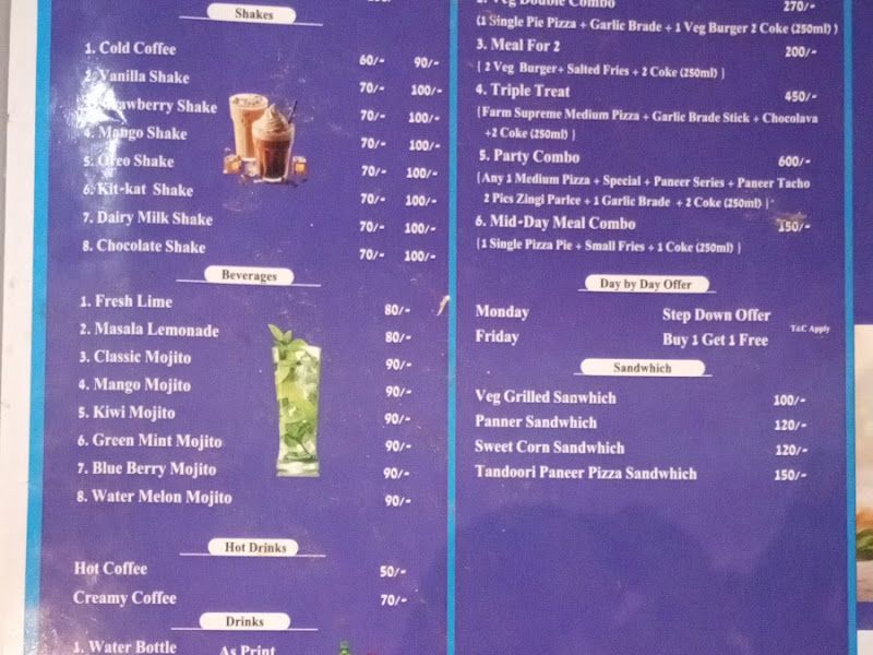 Menu — DOLSON PIZZA, Bandikui