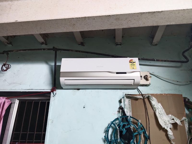 At work — HVAC service and maintenance, Mumbai