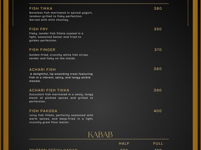 Menu — Manna Kitchen, Aditya Awas Yojna, Kota
