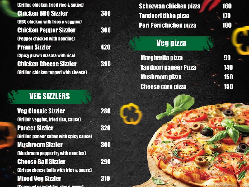 Menu — Tasty Garden Cafeteria, Sithalapakkam, Chennai