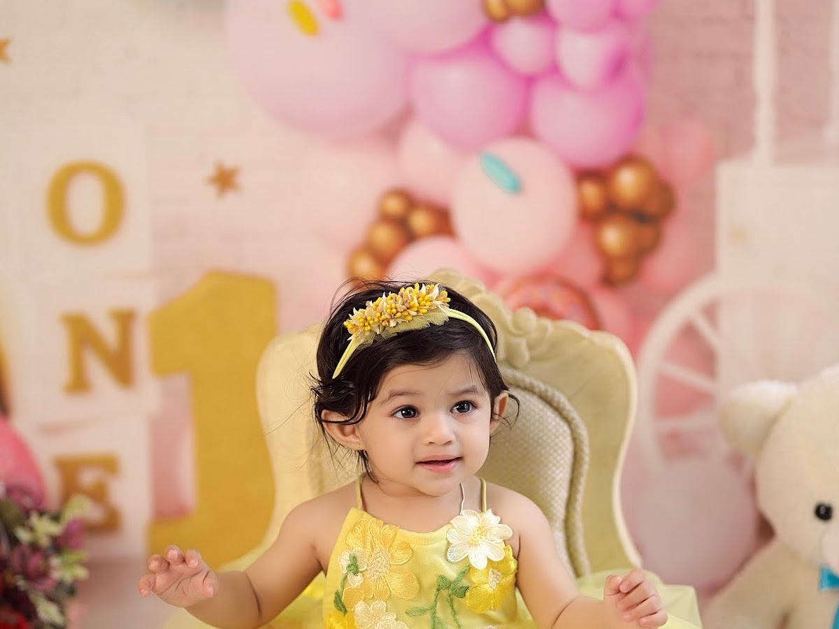 First birthday photography by Dhiraj at The Happy Snaps