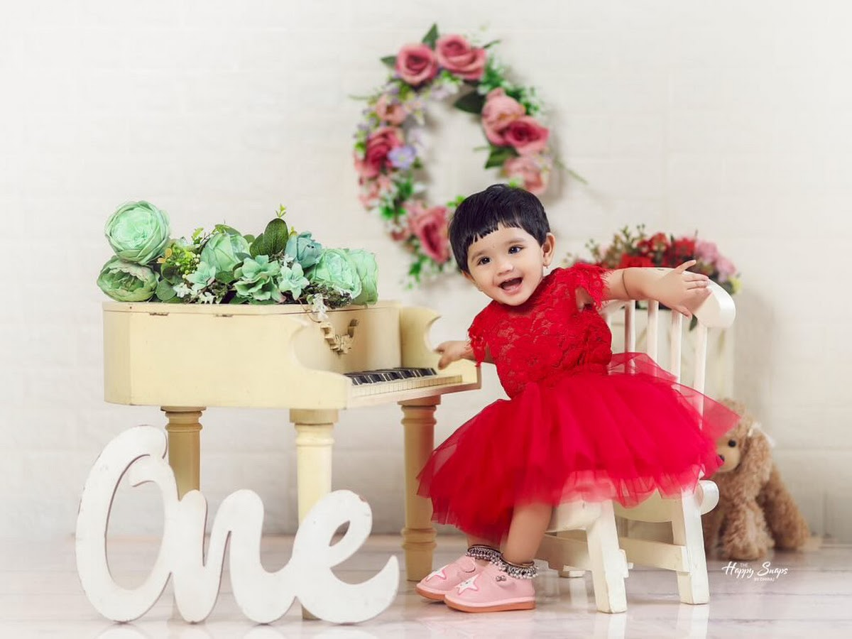 Baby portrait with soft lighting at The Happy Snaps