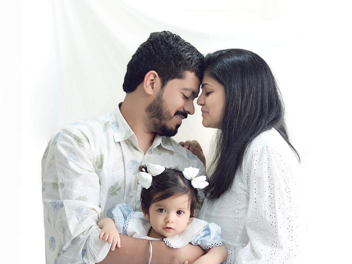 Twin baby photoshoot at The Happy Snaps studio
