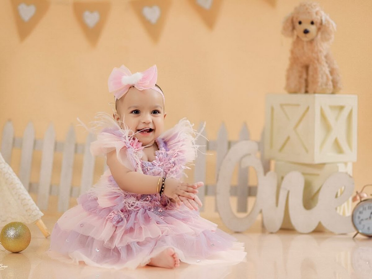 Clean, hygienic indoor studio prepared for infant photography