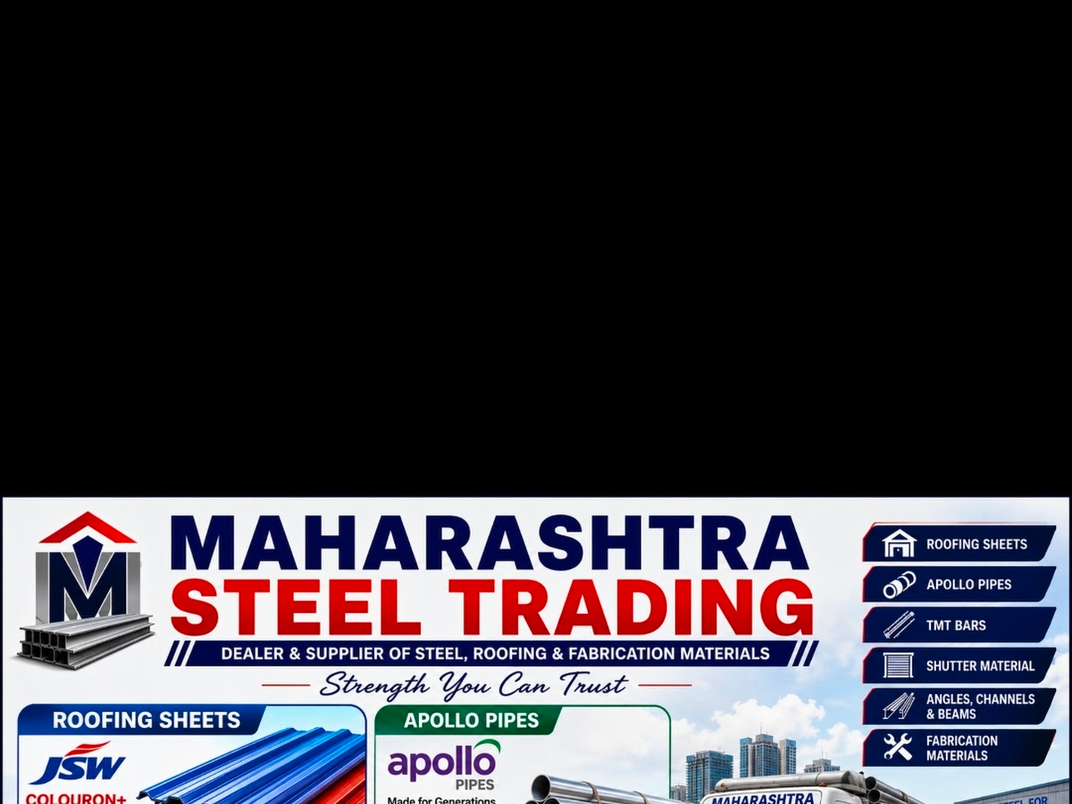 MS and GI pipes in various diameters at Maharashtra Steel Trading