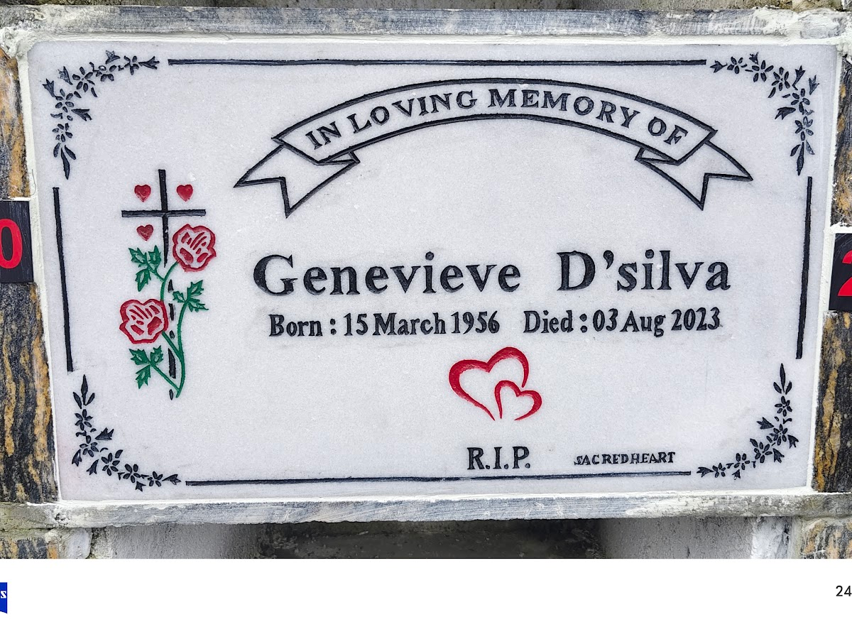 Coffin box supplied by Sacred Heart Undertakers for funeral arrangements