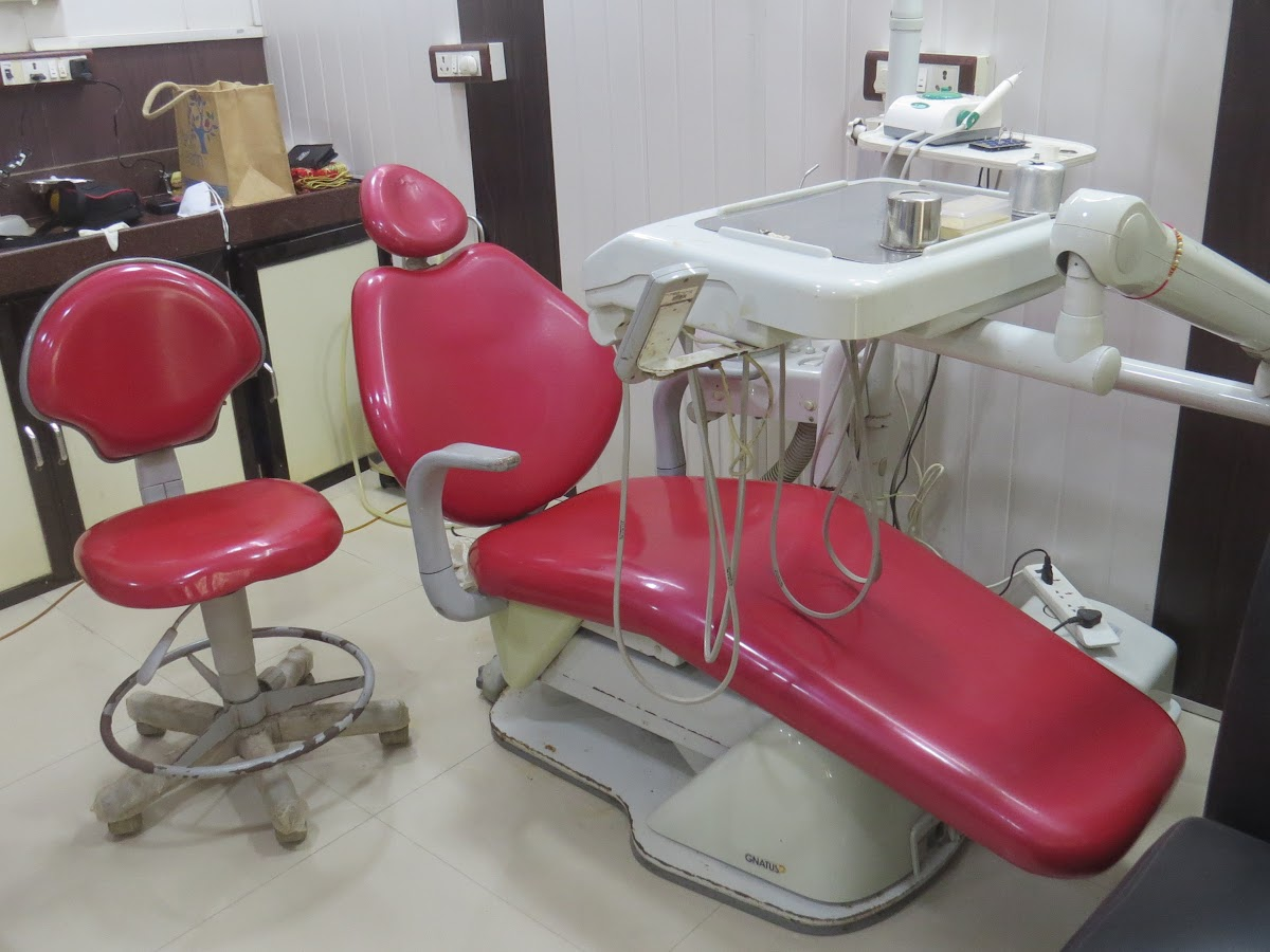 Reception area inside HAPPY TEETH by Dr. Priyank Bajani